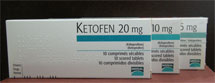 Кетофен, 20 мг, 10 табл